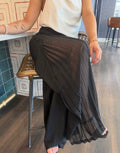 Black Pleated Trousers