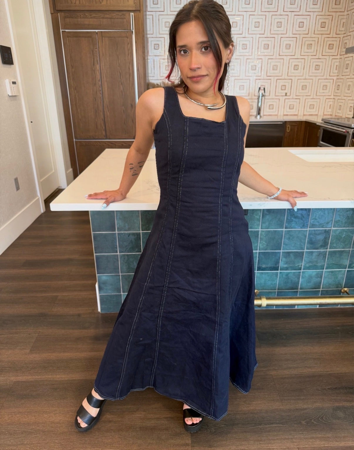 Midnight Denim maxi