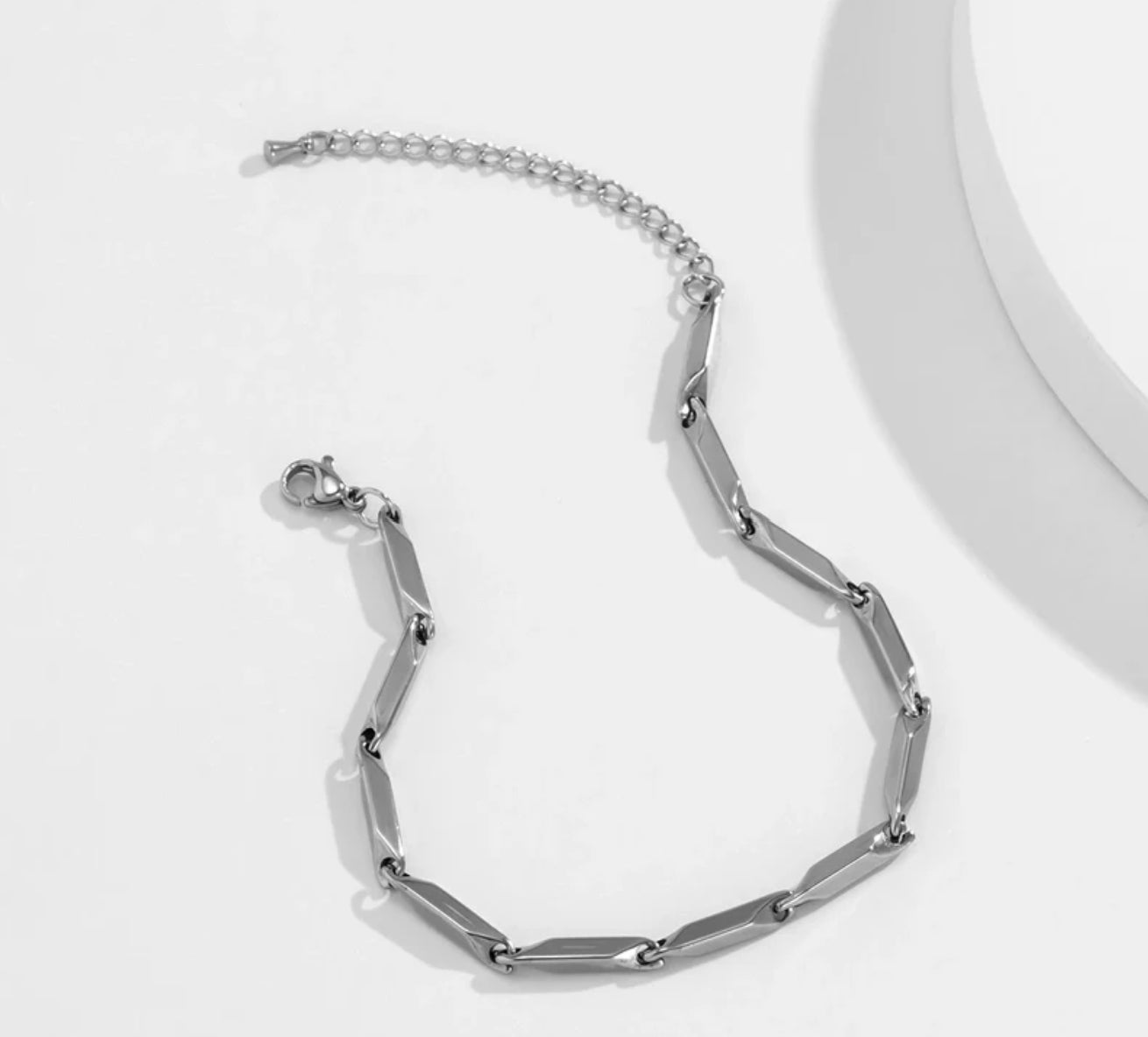 Mens Simple Style Diamond Bracelet